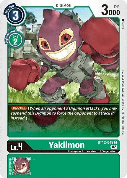 Yakiimon Card Front