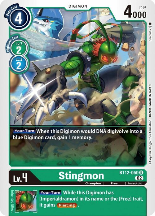 Stingmon Card Front