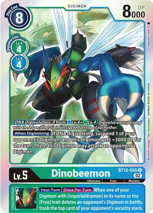 Dinobeemon Card Front
