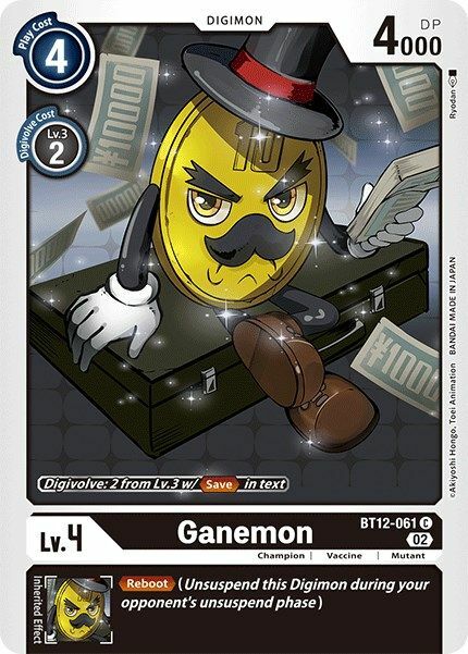 Ganemon Card Front
