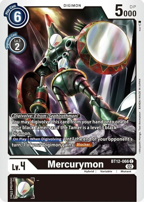 Mercurymon Card Front