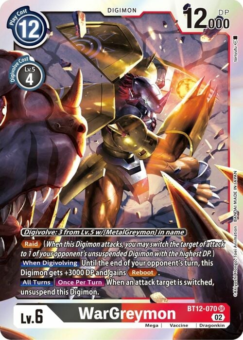 WarGreymon Card Front