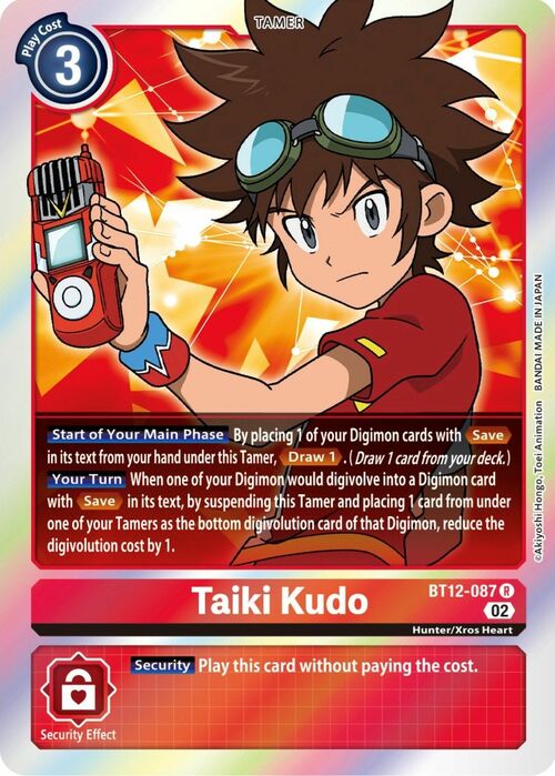 Taiki Kudo Card Front