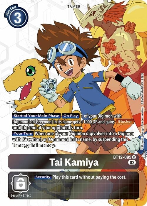 Tai Kamiya Card Front