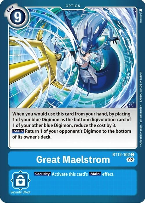 Great Maelstrom Card Front