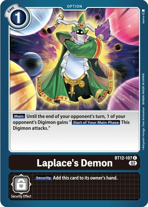 Laplace's Demon Card Front