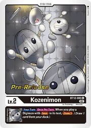 Kozenimon · Pre-Release Stamped BT12-005