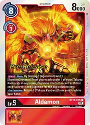 Aldamon · Pre-Release Stamped BT12-015