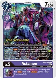 Astamon · Pre-Release Stamped BT12-081