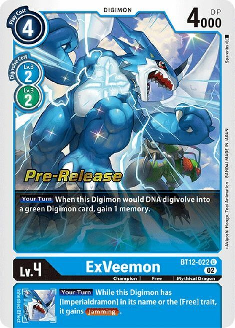 ExVeemon Card Front