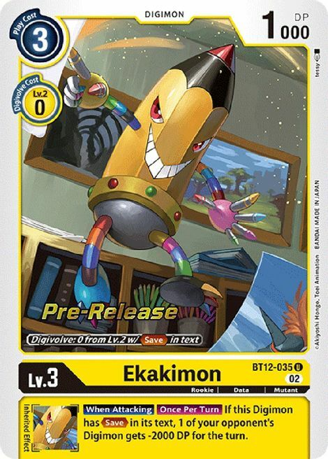 Ekakimon Card Front