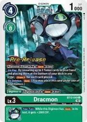 Dracmon · Pre-Release Stamped BT12-048