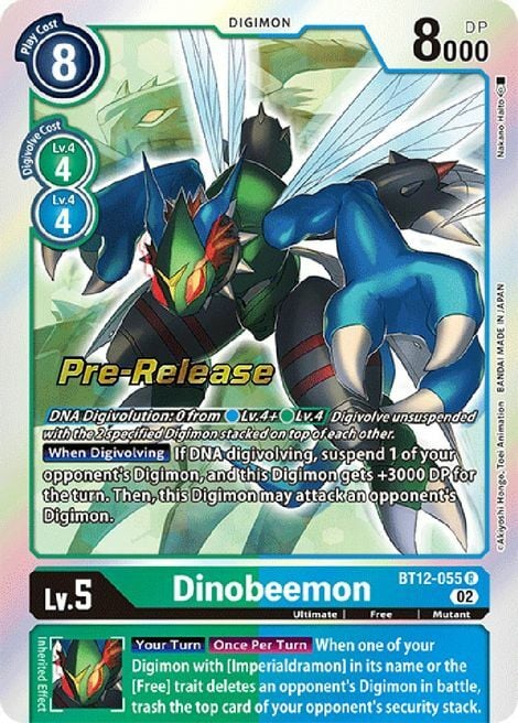 Dinobeemon Card Front