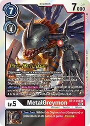 MetalGreymon · Pre-Release Stamped BT12-068