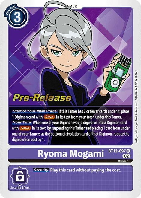 Ryoma Mogami Card Front