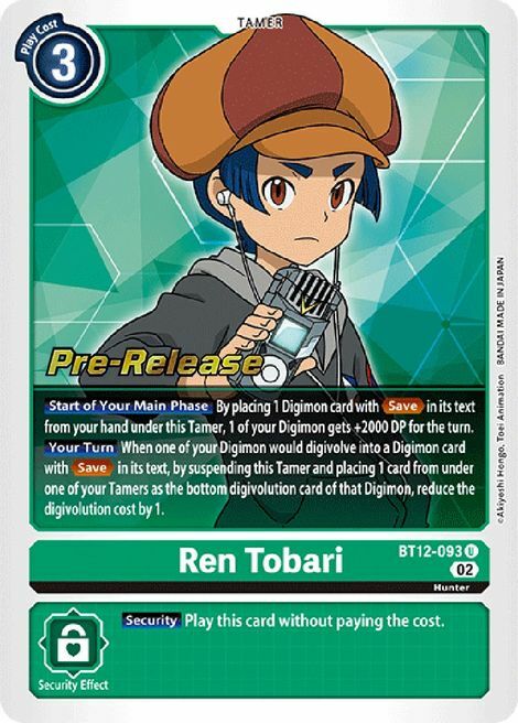 Ren Tobari Card Front