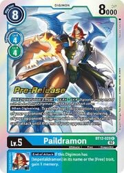 Paildramon · Pre-Release Stamped BT12-028