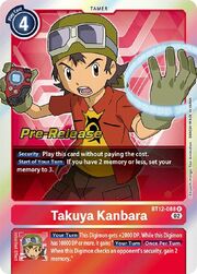 Takuya Kanbara · Pre-Release Stamped BT12-088