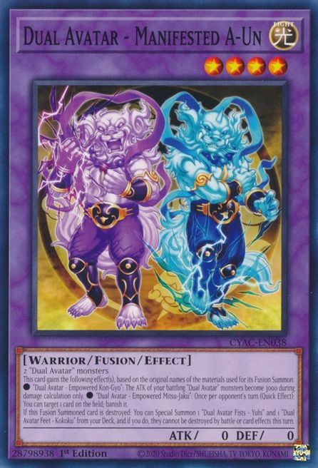 Dual Avatar - Manifested A-Un Card Front