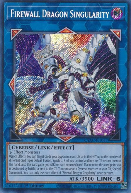 Firewall Dragon Singularity Card Front