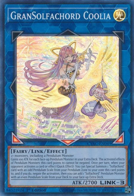 GranSolfachord Coolia Card Front