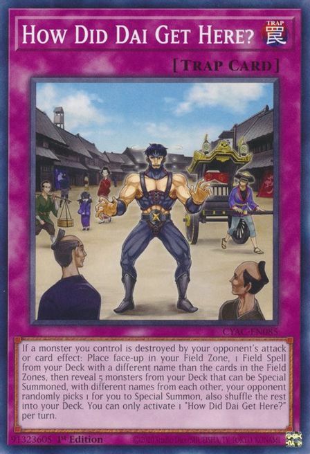 How Did Dai Get Here? Card Front