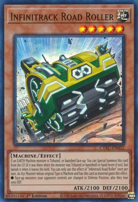 Infinitrack Road Roller Card Front