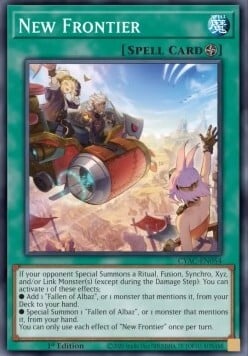 New Frontier Card Front