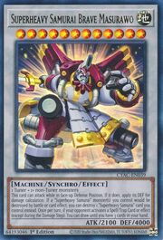 Superheavy Samurai Brave Masurawo · Ultra Rare 039