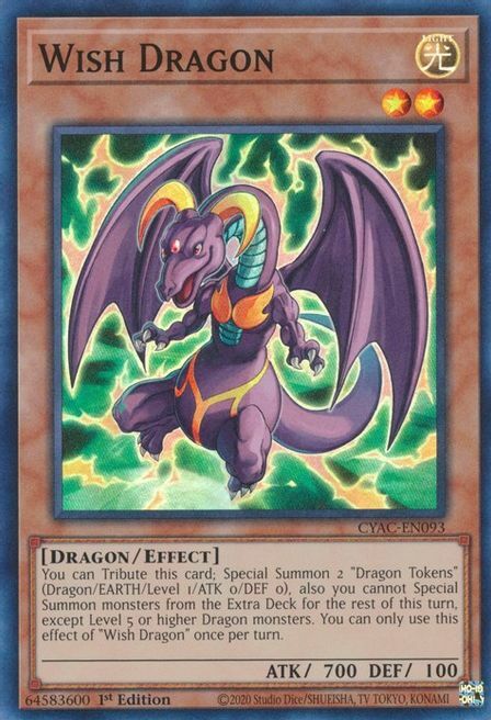 Wish Dragon Card Front