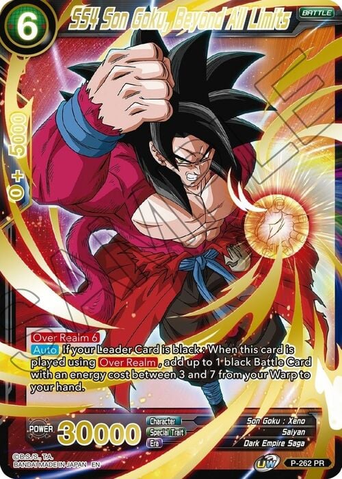 SS4 Son Goku, Beyond All Limits Frente