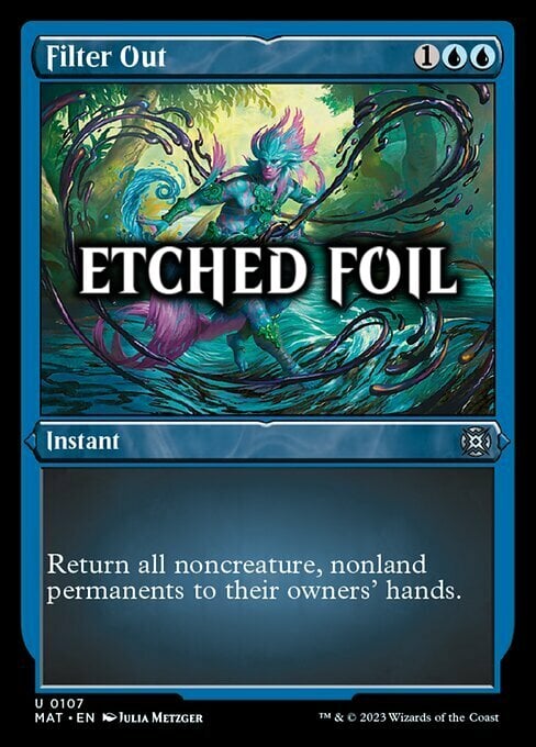 Filter Out Card Front