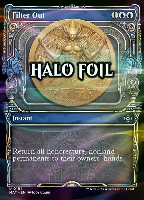 Filter Out Card Front