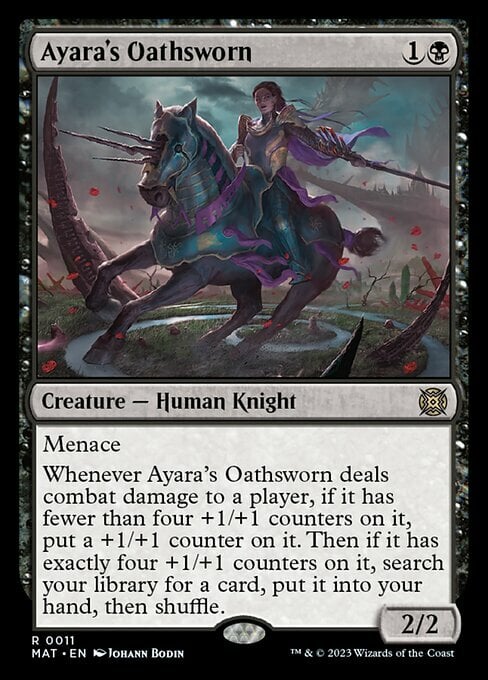 Ayara's Oathsworn Card Front
