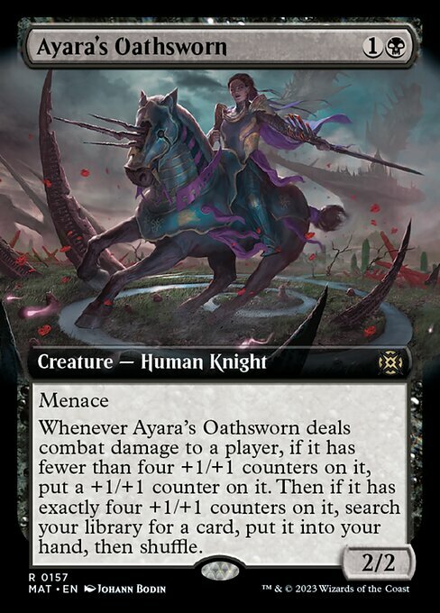 Ayara's Oathsworn Card Front