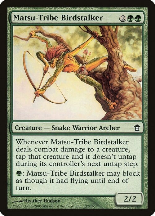 Matsu-Tribe Birdstalker Card Front