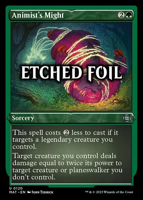 Animist's Might Card Front