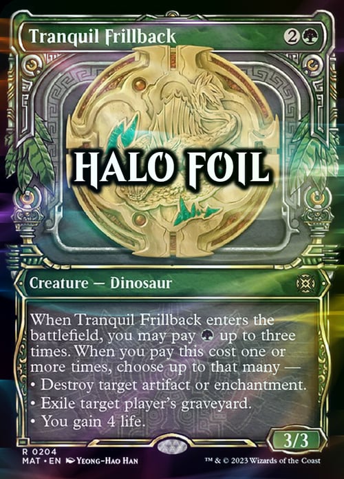 Tranquil Frillback Card Front