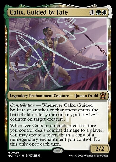 Calix, Guided by Fate Card Front