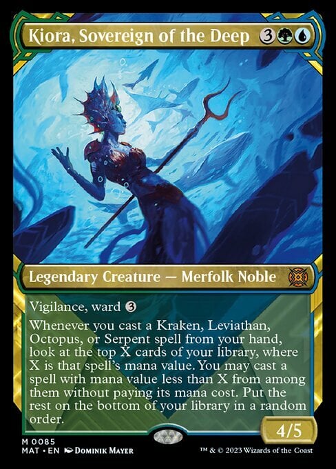 Kiora, Sovereign of the Deep Card Front