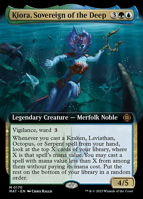 Kiora, Sovereign of the Deep Card Front