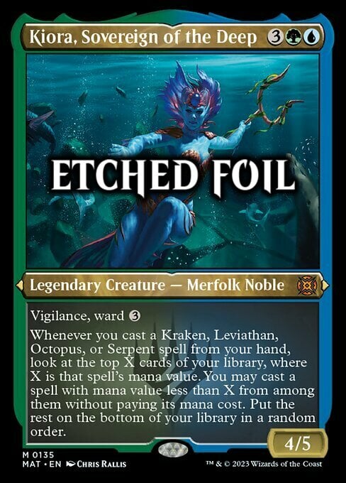 Kiora, Sovereign of the Deep Card Front