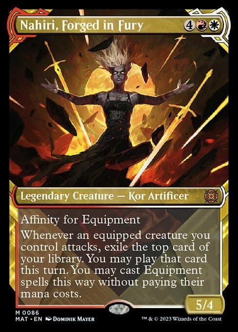 Nahiri, Forged in Fury Card Front