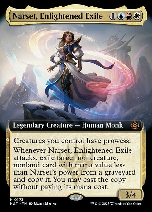 Narset, Enlightened Exile Card Front