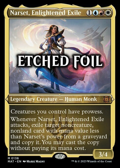 Narset, Enlightened Exile Card Front