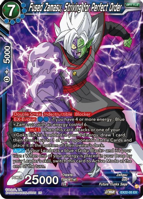 Fused Zamasu, Striving for Perfect Order Card Front