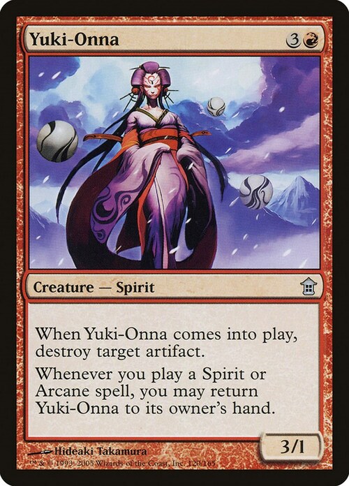 Yuki-Onna Card Front