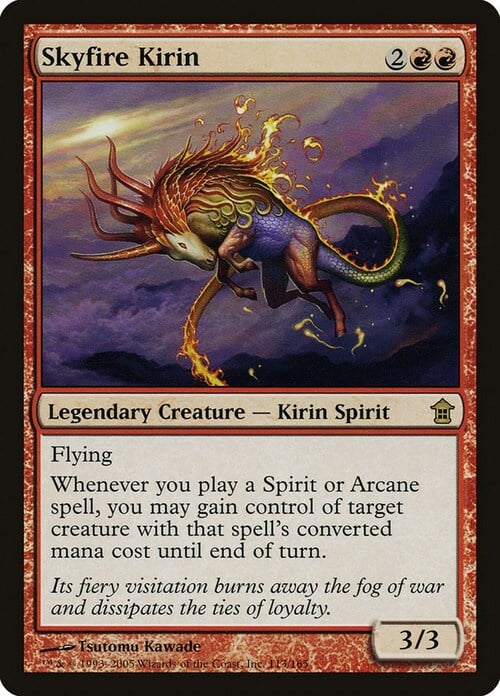 Skyfire Kirin Card Front