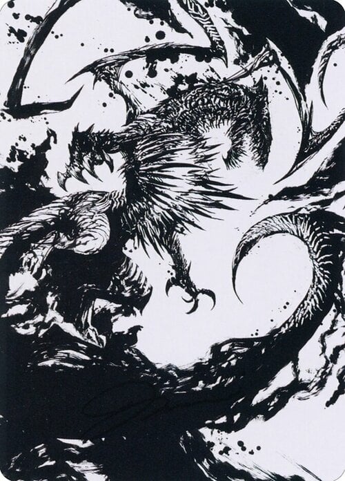 Art Series: Skithiryx, the Blight Dragon Card Front