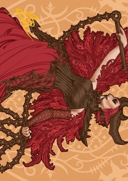 Art Series: Judith, the Scourge Diva Card Front